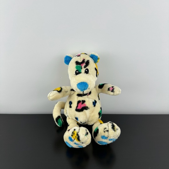 Stephan Baby Other - Stephan Baby Rare Spotted Leopard Cheetah 8” Plush Stuffed Animal Rattle Inside